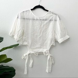 Nectar Eyelet Top